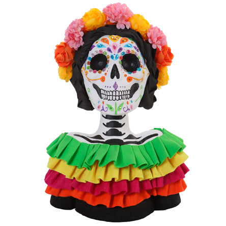 Catrina Con Vestido Multicolor