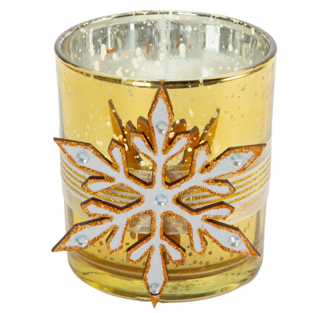 Vela Con Copo De Nieve