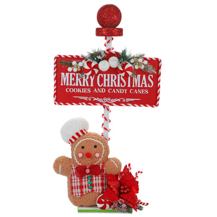 Letrero Navidad Galleta De Jengibre