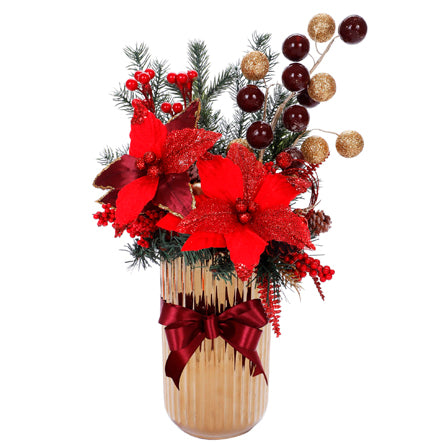 Arreglo Navideño Rojo-Vino