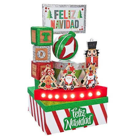 Adorno Caja Fabrica De Juguetes Navidad