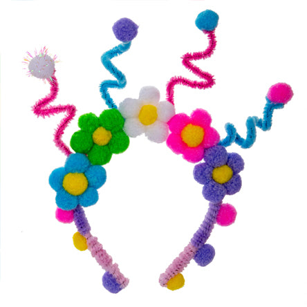 Diadema Pompoms