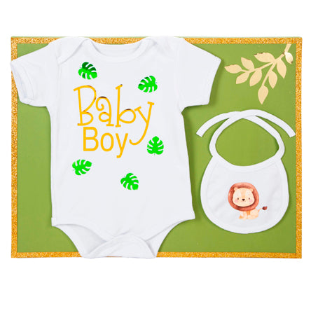 Babero Y Pañalero Baby León