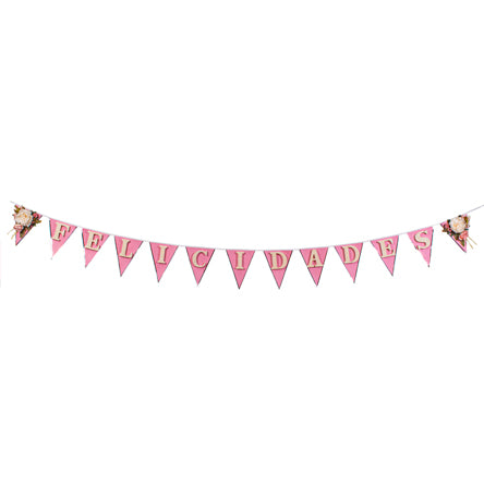 Adorno Banderines Rosa