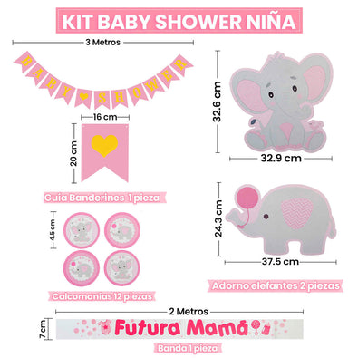 Fantasías Miguel Art.10009 Kit Baby Shower Niño  1pz