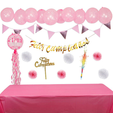 Fantasías Miguel Art.10012 Kit Cumpleaños Niña  1pz