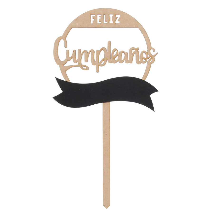 Art.10108 Pick Feliz Cumpleaños Pizarrón