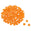 Fantasías Miguel Art.10471 Cuenta Facetada 8mm 1000pz Naranja Tran