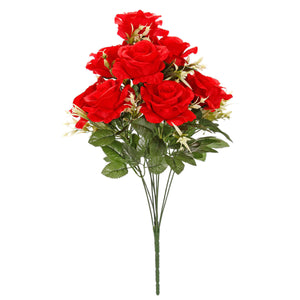 Art.10481 Ramo Rosa C/Follaje  X9