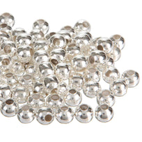 Art.10512 Cuenta Metálica Orificio Grande Plata