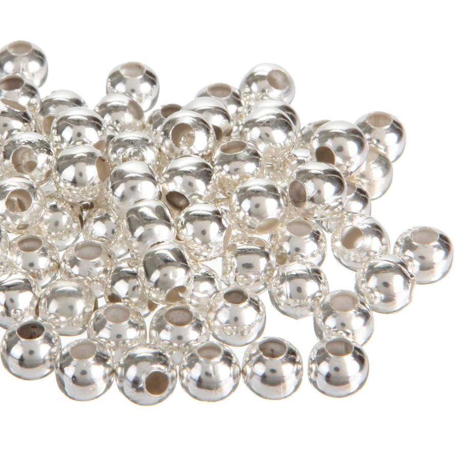 Art.10512 Cuenta Metálica Orificio Grande Plata