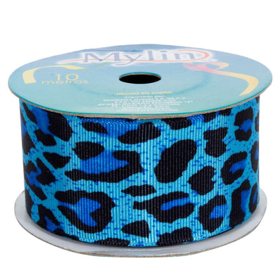 Fantasías Miguel Art.10594 Listón Popotillo Leopardo 38mm 10m