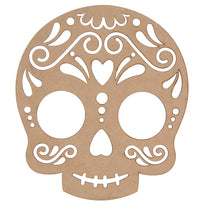 Art.10694 Calavera Calada 25x22cm