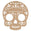 Fantasías Miguel Art.10694 Calavera Calada 25x22cm 1pz B