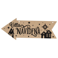 Art.10821 Flecha Frase Navidad