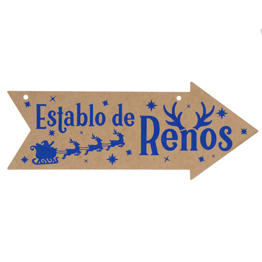 Art.10821 Flecha Frase Navidad