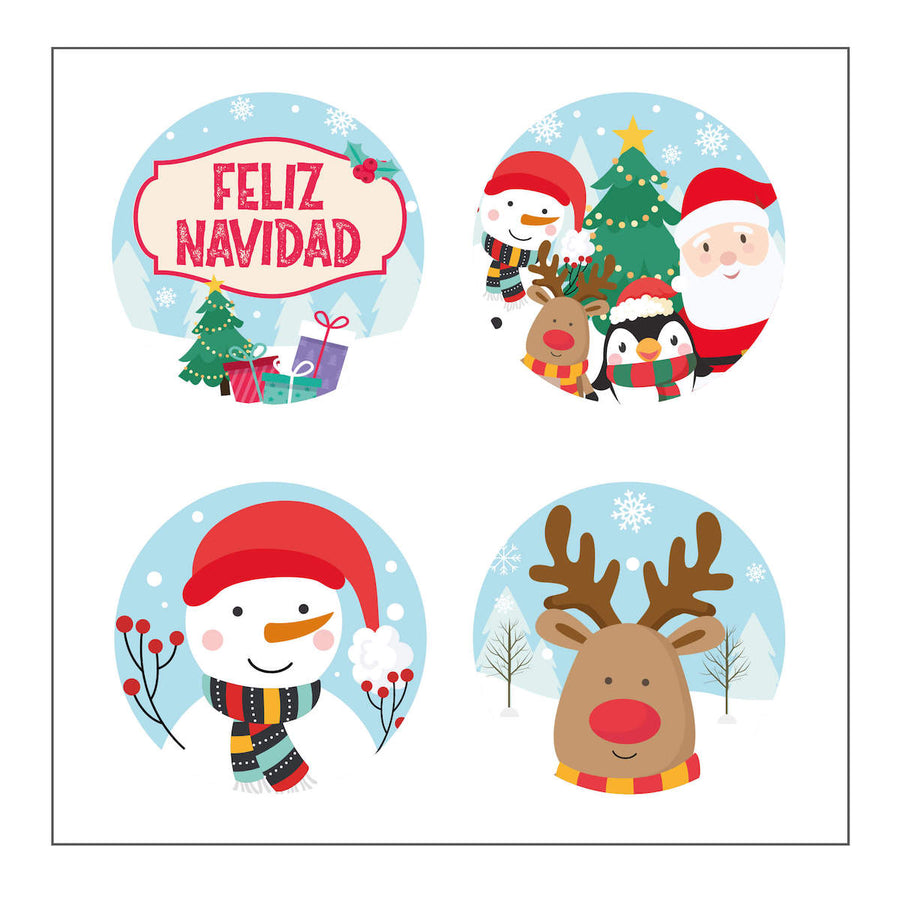 Art.10976 Calc Circ Navidad 4.5cm B/12pz