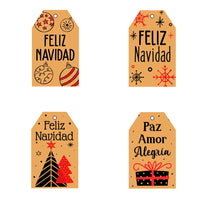 Art.10990 Tar Navidad Surt 6.5x4cm B/20p