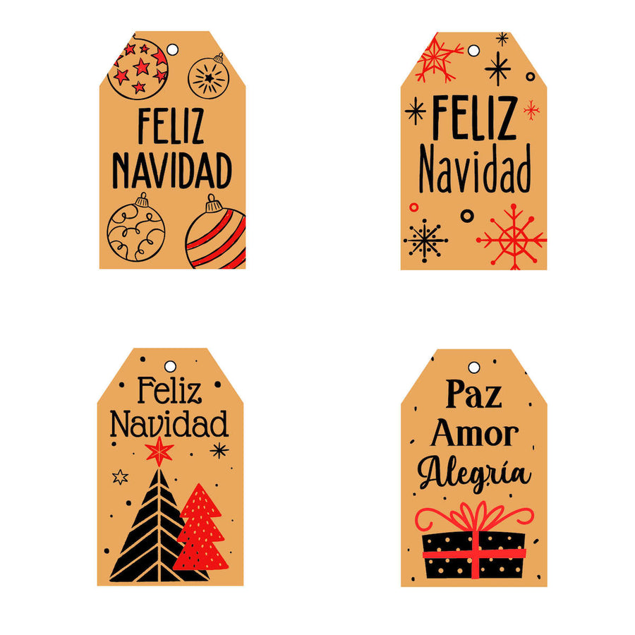 Art.10990 Tar Navidad Surt 6.5x4cm B/20p