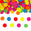 Fantasías Miguel Art.10995 Lentejuela Decorativa Redonda 10mm 10g Multi Neon