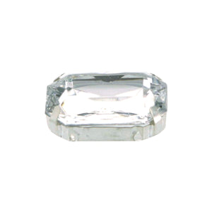 Art.11235 Piedra Acrílica Con Casquillo Rectangular