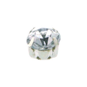 Art.11319 Piedra Acrílica Con Casquillo Redondo