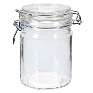 Fantasías Miguel Art.11408 Frasco Con Tapa Clip Metálico aprox 650ml 14.5x13x10cm 1pz