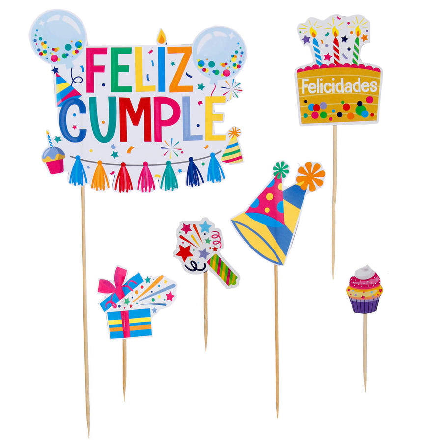 Art.11465 Adorno Pick Feliz Cumpleaños