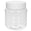 Fantasías Miguel Art.1275 Bote De Plástico Redondo Con Tapa Aprox 250ml 8.6x7.3cm 1pz Blanco