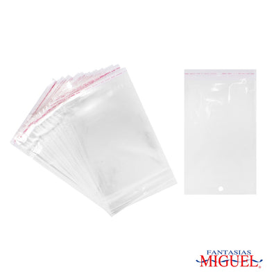 Fantasías Miguel Art.1421 Bolsa Celofán con Adhesivo 22x16+5.5cm 50pz