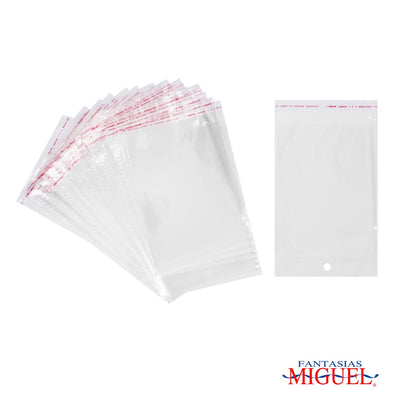 Fantasías Miguel Art.1451 Bolsa Celofán con Adhesivo 15x12+5cm 100pz