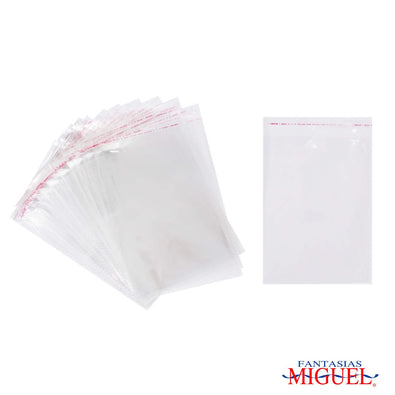 Fantasías Miguel Art.1454 Bolsa Celofán con Adhesivo 21x16+3cm 50pz