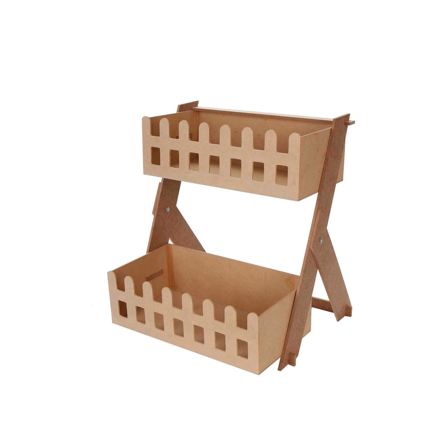 Art.2043 Mueble 2 Canastas Madera