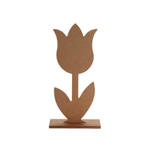 Art.2118 Flor Con Base Madera