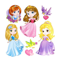 Art.2229 Calcomanía Grande Princesas