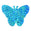 Fantasías Miguel Art.2248 Mariposa Láser/Iris 80mm 300g Turque Laser