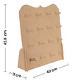 Fantasías Miguel Art.2543 Base Para Donas 42x39.5x11cm 1pz