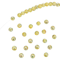 Art.2643 Cuenta de Cristal Craquelada Colores AB