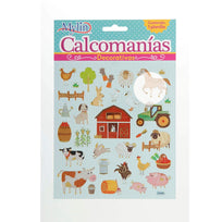 Art.2837 Calcomanía Fina (aprox 35pz)