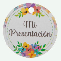 Art.2884 Tarjeta Flores Mi Presentación