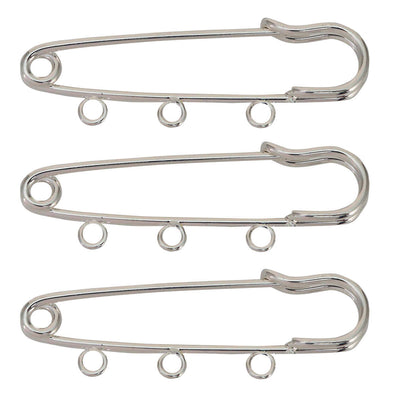 Fantasías Miguel Art.3033 Seguro Con 3 Argollas 1cmx5cm 3pz