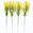 Fantasías Miguel Art.3142 Planta Mini Flor Con 4 Varas 25cm 1pz Amarillo