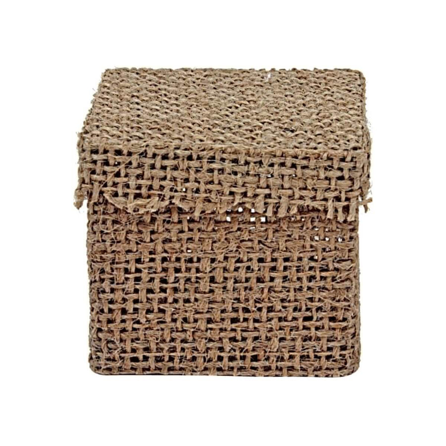 Art.3506 Cajita Cuadrada Yute