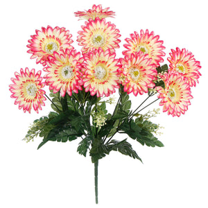Art.3787 Ramo De Flores Gerbera X10 Con Follaje