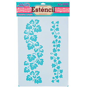 Art.3982 Plantilla Stencil Hojas