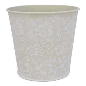 Art.4239 Base Metálica Floreada Redonda