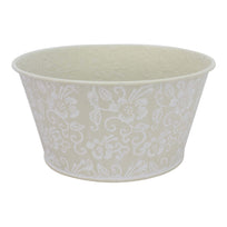 Art.4287 Base Metálica Floreada Redonda