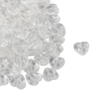 Art.4386 Corazón Rayado Cristal