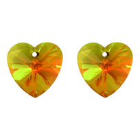 Art.4436 Corazón Cristal 1 Orificio