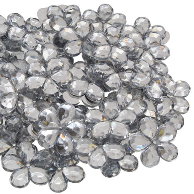 Fantasías Miguel Art.4605 Piedra Acrílico Flor 25mm 50pz